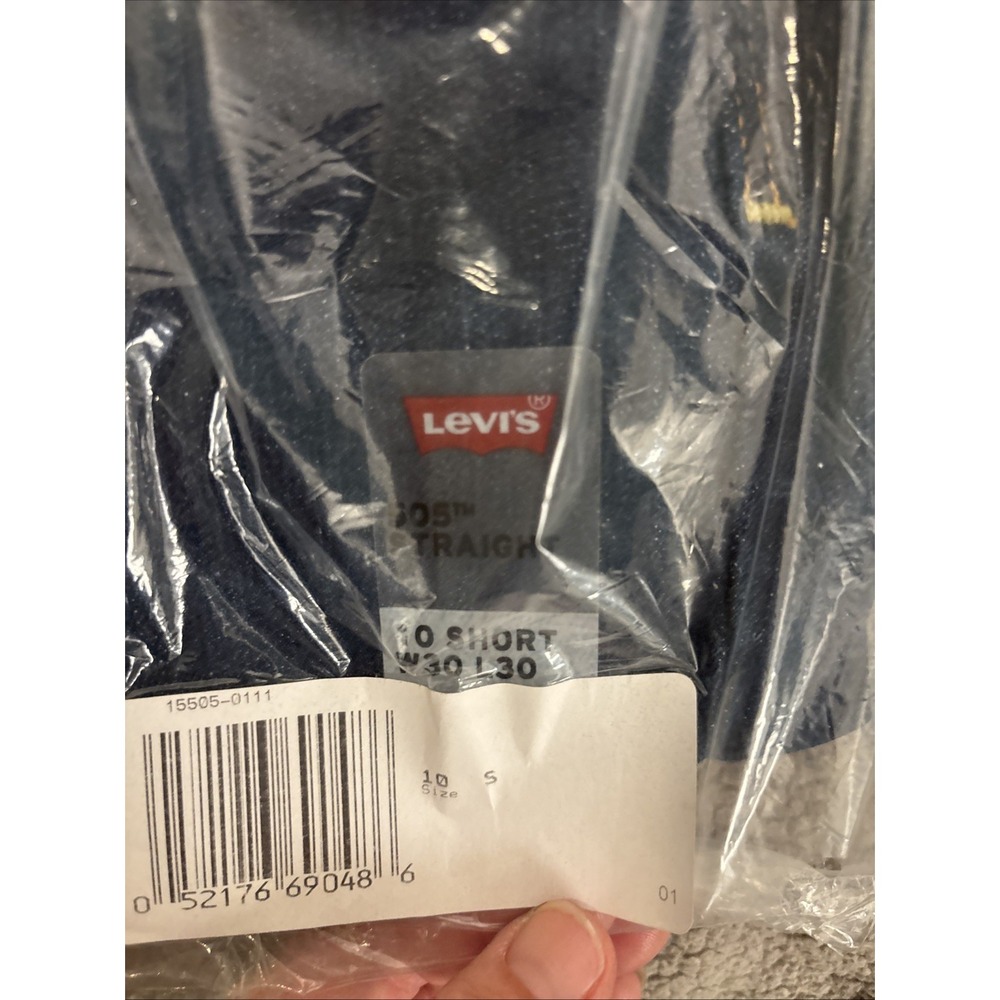 Levi's Classic 505 Straight 10 SHORT W30 L30‎ EASY THROUGH HIP & THIGH (0486)2 - Picture 5 of 7